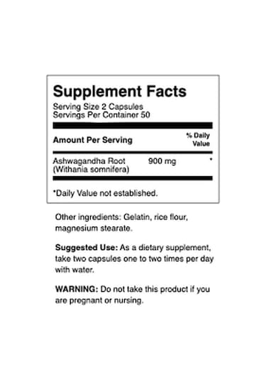 Swanson, Ashwa/gandha 450 Mg, 100 Capsules