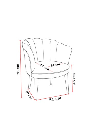 Papatya Berjer - Modern Tekli Koltuk - Babyface Kumaş - Sarı