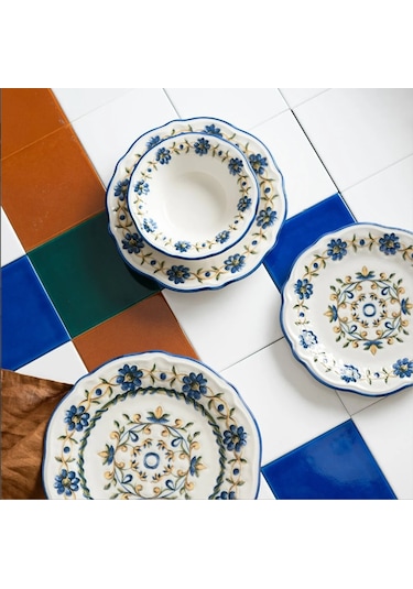 Porser Tuscan Bloom Fulya 24 Parça Yemek Takımı