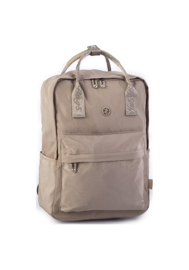 Nas Bag Unisex Sırt Ve El Çantası Büyük Boy Su Geçirmez Sırt Çantası 29x40 Cm Vizon