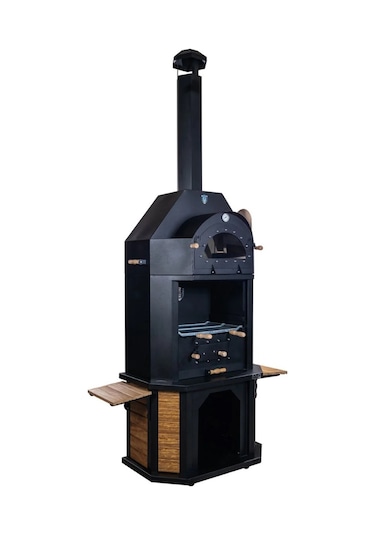 Zs Hermanos Elegance Barbekü Siyah - Kahverengi