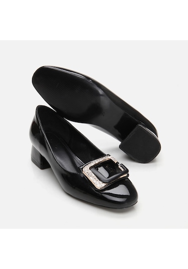 Hotiç Siyah Kadın Kalın Topuk 01ayh297980a100 Siyah-black Siyah