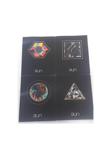 Keskin Color Run 80 Yaprak Kareli Defter 20X25Cm