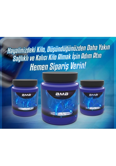 BMB Kilo Almaya Yardımcı Gıda Takviyesi 1000 GR 1 KG