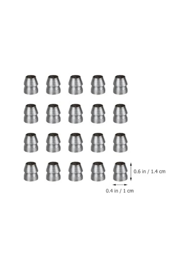 Xurunkeji 20 Adet Emniyet Sapı Kamaları Sap Değiştirme Demir Sapları Bölme Kamaları Pençe Çekiç Balyozu İçin Konik Sap Kamaları