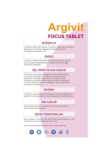Argivit Focus 30 Tablet
