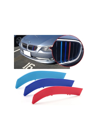 Bmw E92 M Stil Ön Panjur Şeridi 2010 - 2013 Uyumlu Böbrek Klipsi