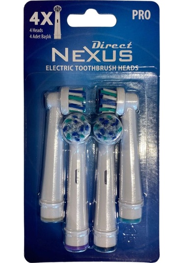 Direct Nexus Direct Nexus Elektrikli Diş Fırçası-yedek Başlık 4'lü