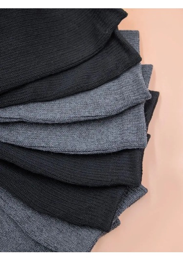 Alena Sıcak Kışlık Havlu Çorap Seti Pamuklu 41949578 Gri