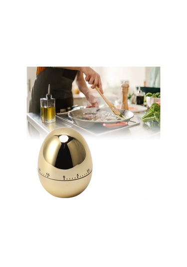 Geeroyoo Altın Yumurta Modeli Mekanik Zamanlayıcı: 60 Dakika Mutfak Pişirme, Çalışma Ve Sınav Hatırlatıcısı - Doğru Zaman Kontrolü
