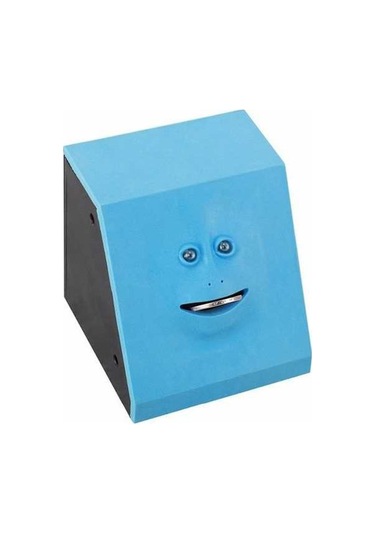Tongxida Banka Otomatik Para Yeme Kutusu Mavi Tasarruf Kutusu