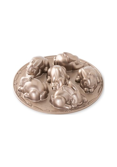 Nordicware Minik Tavşanlar Kek Kalıbı - Platin