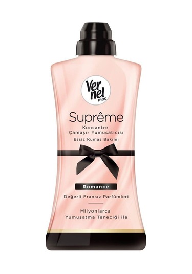 Vernel Max Konsantre Çamaşır Yumuşatıcısı 1200ml 50 Yıkama Supreme Romance 9000101597011-5341 Tekli