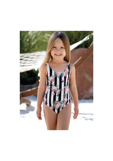 Adasea 5124 Kız Çocuk Askılı Mayo