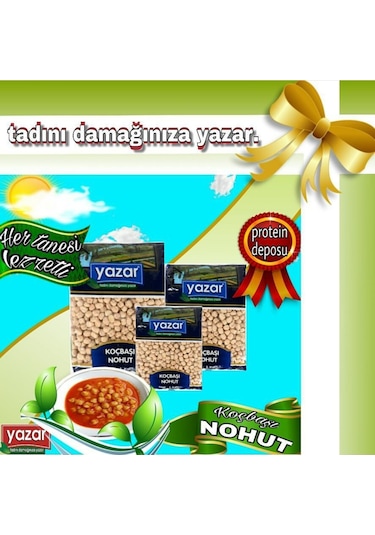 Yazar Beyaz Nohut 4 x 1 KG