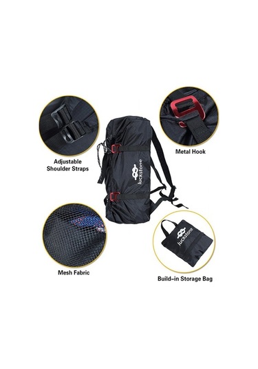 Besthome1 Koyu Dayanıklı Oxford Kumaş Tırmanma İpi Çantası, Alüminyum Kilitli İçi Temiz Ve Düzenli Taşıma Çantası Kırmızı Kırmızı