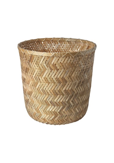 Bambu Saksı, Bambu, 24 Cm 3 Adet