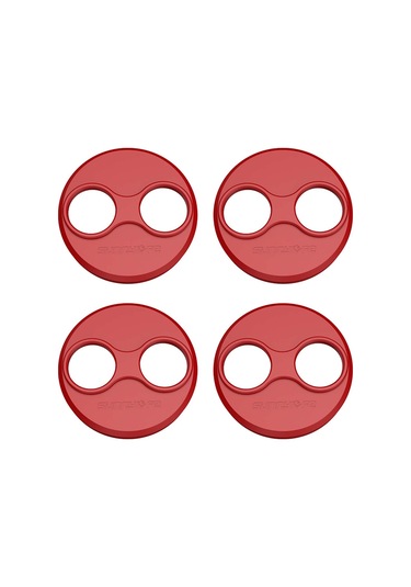 Ximistore9 Djı Mavic Mini İçin 4 Adet Kırmızı Alüminyum Motor Koruyucu Kapak - Toz Ve Şok Engellici, Uçuşa Etki Etmeyen Hafif Tasarım