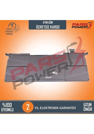 Macbook Air Uyumlu 11" A1370 (Late 2010) MC906LL/A Batarya - Pil 370651