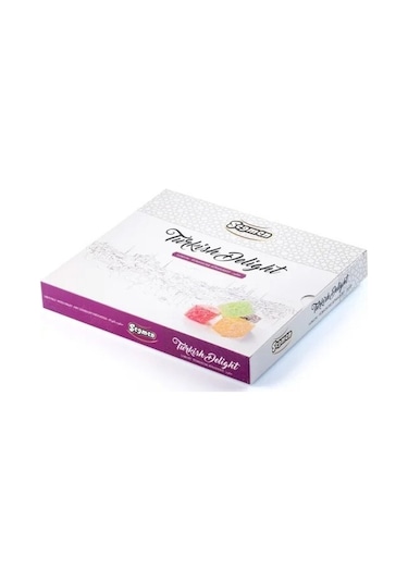 Seğmen Meyveli Hindistan Cevizli Lokum Kutu 1 KG