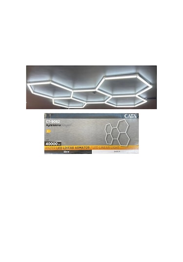 Cata Ct-9082 Anzer Led Lineer Armatür Beyaz Işık 360w Beyaz