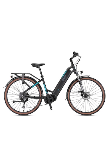 Loop Commuter "28" Lady Elektrikli Bisiklet Mat Siyah - Turkuaz
