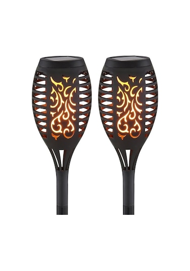 POWERMASTER PM-15940 12 LEDLİ IP65 ALEVLİ SOLAR BAHÇE AYDINLATMA