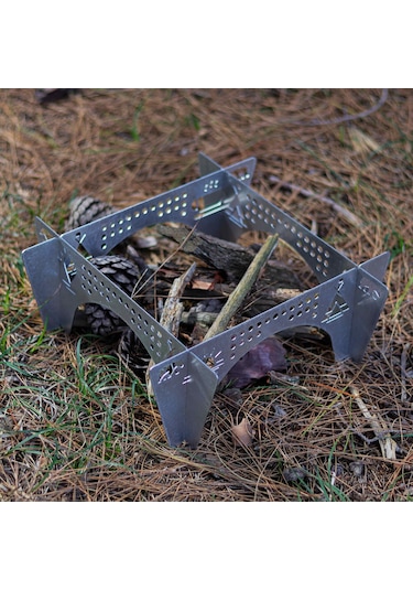 Kamp Ayısı Ottomanfire Bushcraft Jel Yakıtlı Osmanlı Ocağı Gri