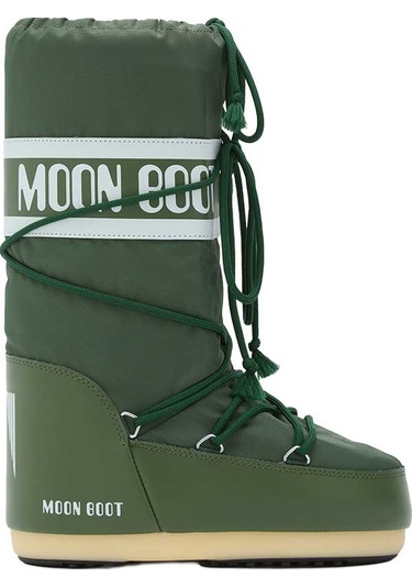 G016 Forest Green Bot Kar Kadın 80d1400440 Moon Boot Icon Nylon 35-41 Yeşil