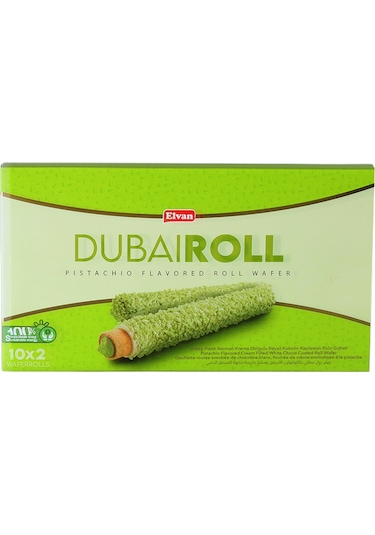 Elvan Dubai Roll Gofret 18 Gr. 10 Adet 1 Kutu
