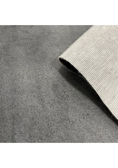 Düz Antrasit (Koyu Gri) Döşemelik Kumaş