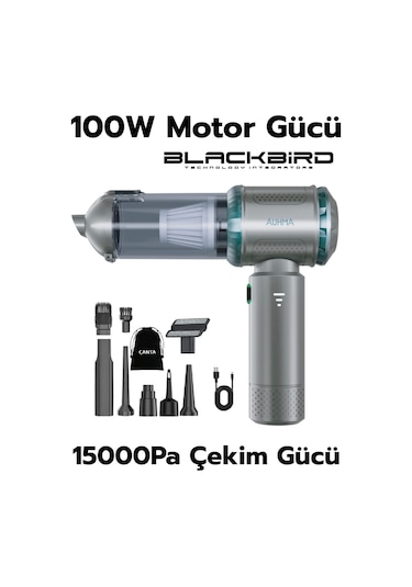 Auhma Ahv-10 2 İn 1 15000pa 3 Kademeli Vakumlu Üflemeli Araç Süpergesi