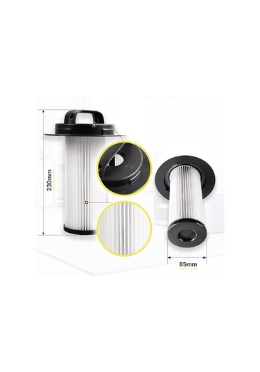 Elektrikli Süpürge Silindir Hepa Filtre Phlps Marathon İle Uyumlu H12