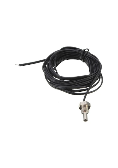 100cm Kablolu M8 Dişli Montaj Tip Su Geçirmez 10K NTC Sensör Kolay Montaj Isı Sıcaklık Prob