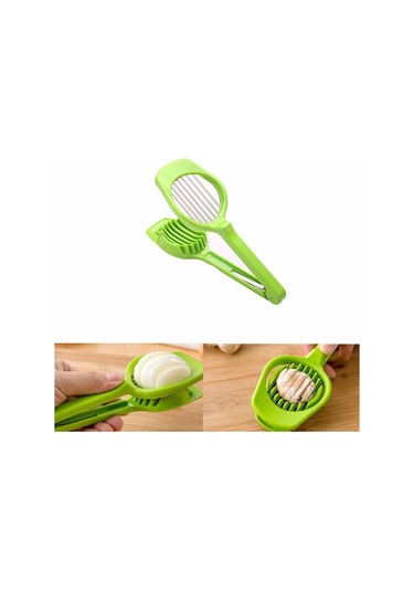Yumurta Ve Meyveleri Kesmek İçin Elde Taşınabilir Yumurta Kesici Yeşil Diğer