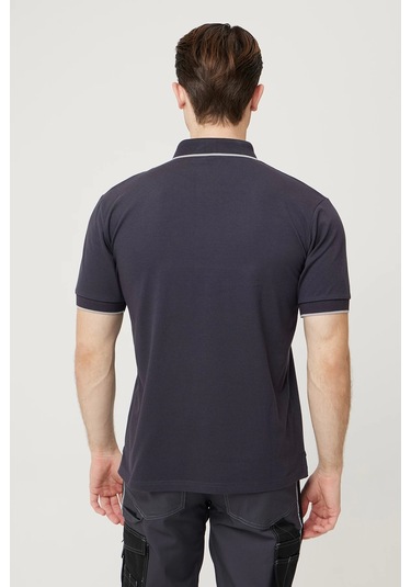 Nepeta Polo Yaka T-shirt Antrasit-a.gri