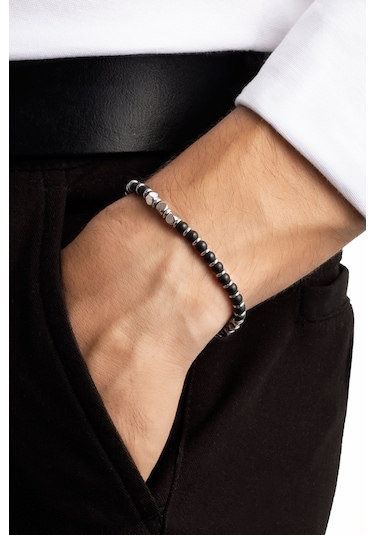 So Chic Akik Taşlı Çelik Erkek Bileklik