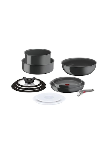 Tefal Ingenio Ceramic Renew 11 Parça İç İçe Geçebilen İndüksiyonlu Tencere Tava Seti