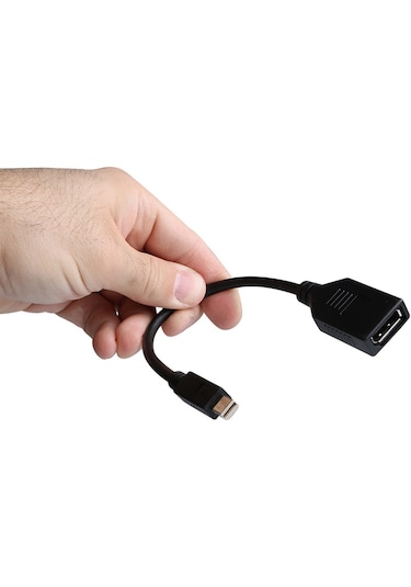 Dark Mini Display Port Erkek To Display Port Dişi 4k Destekli