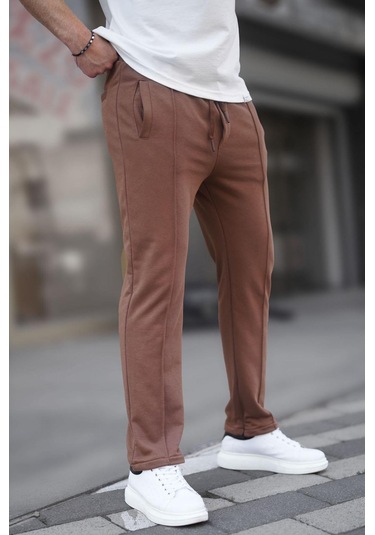 Madmext Kahvengi Açık Paça Erkek Eşofman Altı 6515-kahverengi Kahverengi