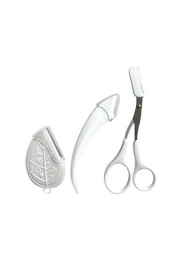 3 Parçalı Kaş Seti: Tarak, Hilal Ve Bıçaklı Kaş Tıraş Bıçakları İle Kaş Düzeltici Kadınlar İçin Hassas Kaş Düzeltme Beauty Too Diğer