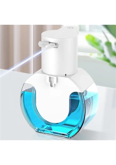 Ulzyvf Otomatik Endüktif Köpük Sabunluk Fotoselli Beyaz Telefon Yıkama Beyaz