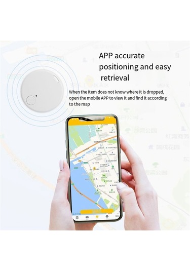 Anjiexun Paket Mini Gps İzleyici Bluetooth 5.0 Kayıp Önleyici Cihaz A
