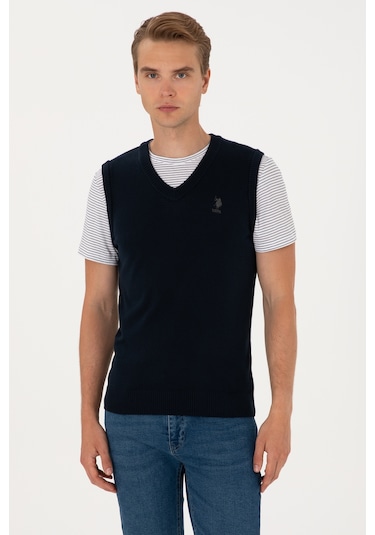 U.s. Polo Assn. Erkek Lacivert Süveter 50316843-vr033 Lacivert
