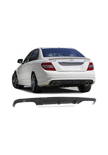 Mercedes C Serisi W204 2008-2011 Makyajsız Arka Tampon Eki - Di