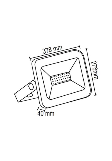 Forlife 300 Watt Slim Kasa Led Projektör ( Beyaz Işık )