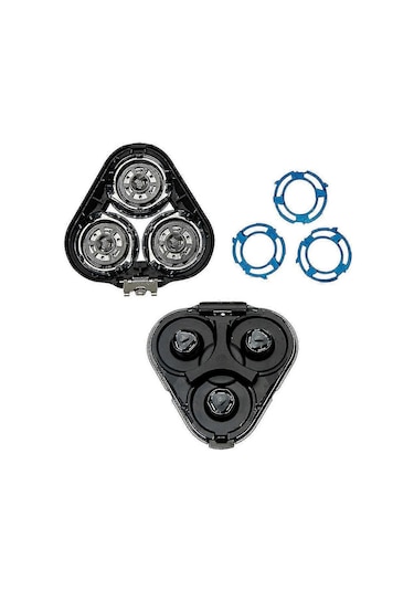 Philips S5000 S5370 S5571 S5420 S5140 S5078 İçin Tıraş Başlığı - Siyah - Yedek Parçalar Fmy