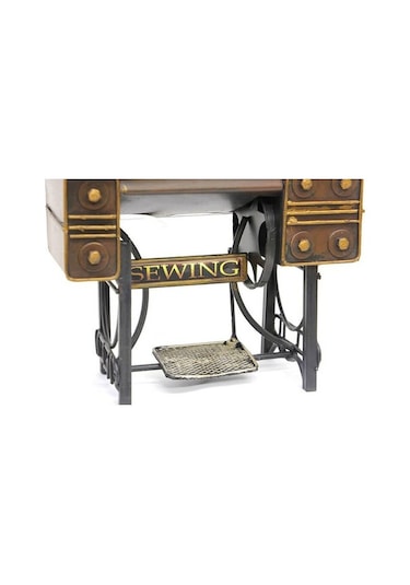 Dekoratif Metal Dikiş Makinesi Biblo Masaüstü Hediyelik
