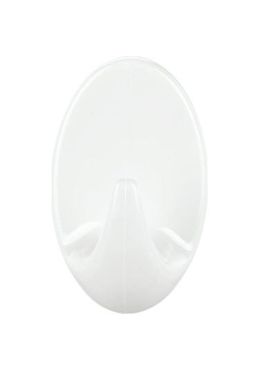 Permanent Askı Plastik Küçük Oval Beyaz 2 Adet X 3 Paket Toplam 6 Askı Diğer