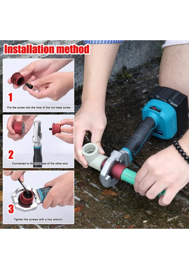 Geevorks Lityum Su Boruları Eritme Cihazı Ev Ppr Kaynak Makinesi